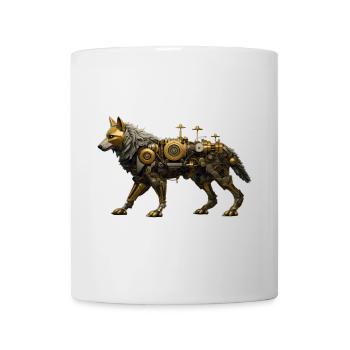 Steampunk Wolf - Mug - white - Front