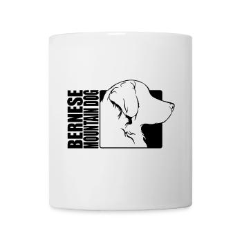 Profil de chien de montagne bernois chiens Dog Wilsigns - Mug blanc - blanc - Devant