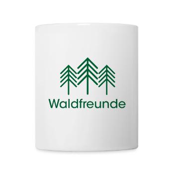 Waldfreunde Logo icon Gemeinschaft Symbol Bäume - Tasse - Weiß - Vorne