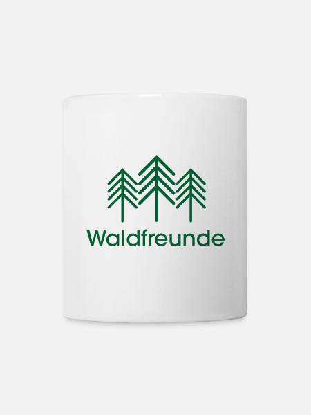 Waldfreunde Logo icon Gemeinschaft Symbol Bäume - Tasse - Weiß