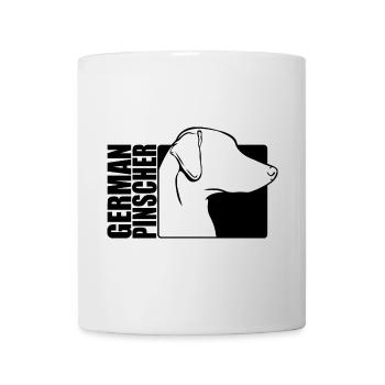 German Pinscher Profile Dogs Dog Wilsigns - Mug - white - Front