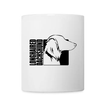 Teckel à poil long Profil Chiens Chien Wilsigns - Mug blanc - blanc - Devant