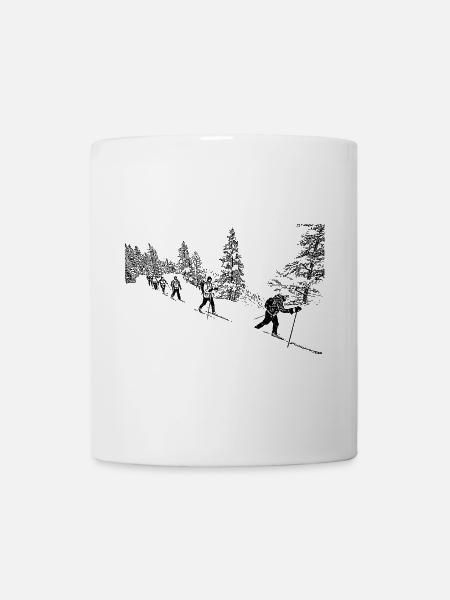 SKI - Tasse - Weiß