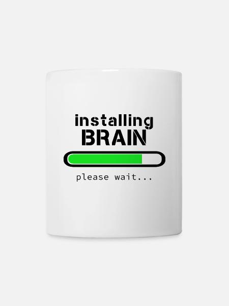 Installation von Brain - Tasse - Weiß