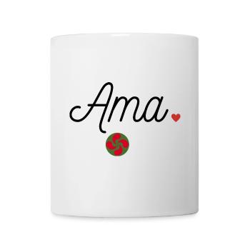 Ama et Lauburu. Maman en Basque - Mug blanc - blanc - Devant