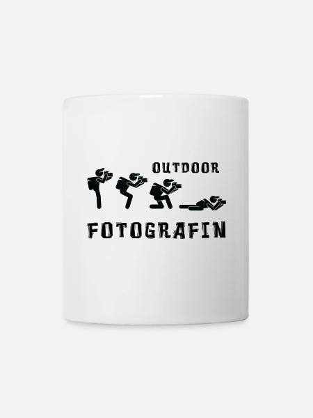 Outdoor Fotografin - Tasse - Weiß