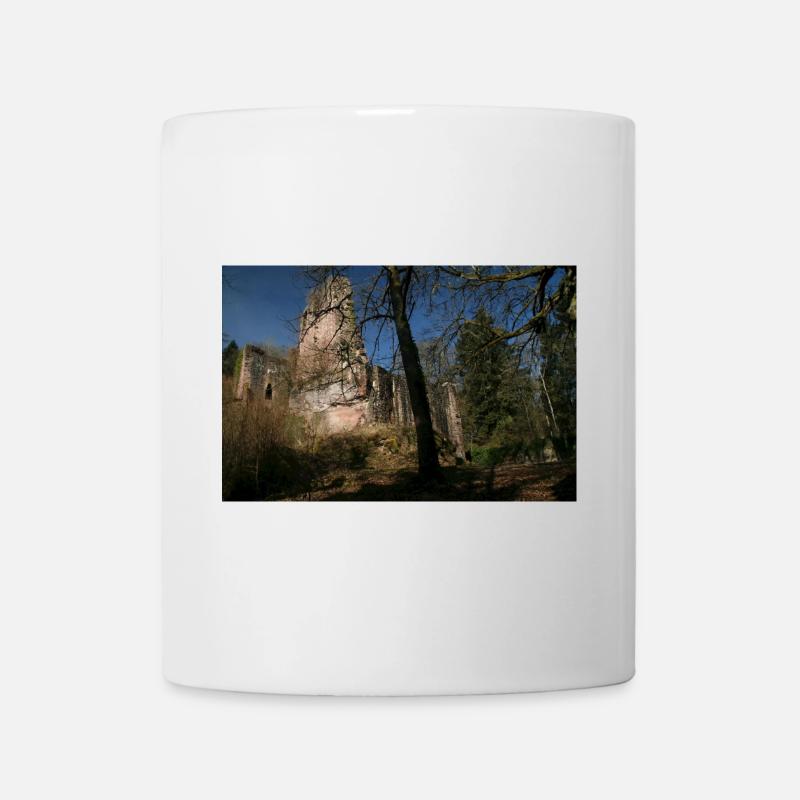 Mystical Waldeck Castle (Northern Black Forest) - Mug - white