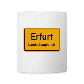 Landeshauptstadt Erfurt - Tasse - Weiß - Vorne