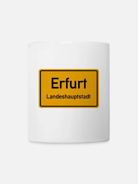 Landeshauptstadt Erfurt - Tasse - Weiß