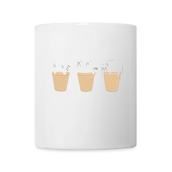 icecold katze lustige katze baby eiscreme - Mug - white - Front