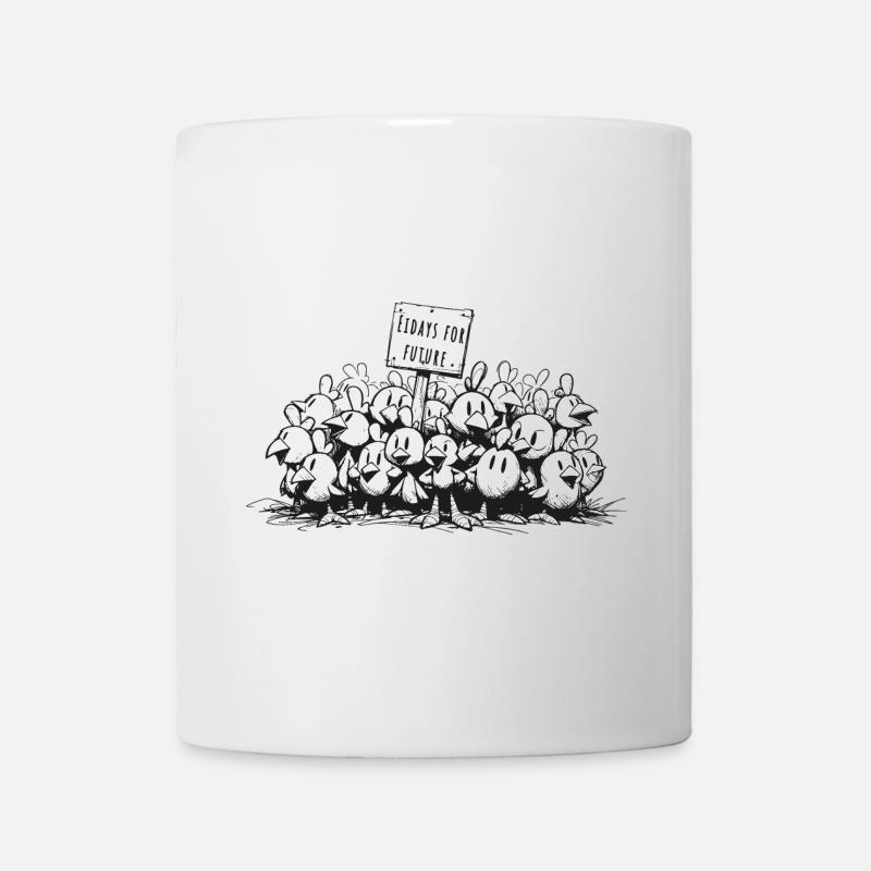 eidays for future shirt - Tasse - Weiß