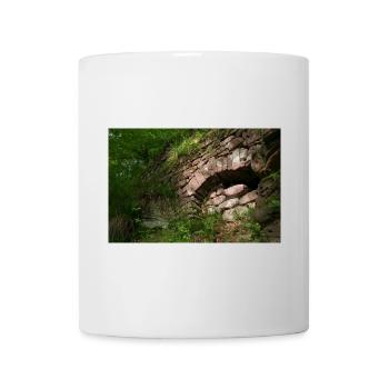 La nature rencontre les ruines en arc de pierre / Forêt-Noire du Nord - Mug blanc - blanc - Devant
