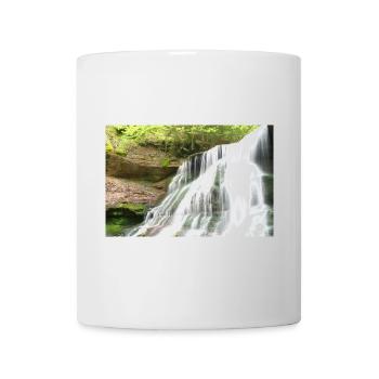 Wasserfall Waldzauber / Hörschbach - Tasse - Weiß - Vorne