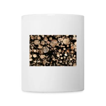 ROUND TIMBER - Mug - white - Front