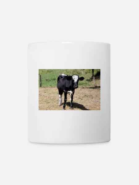 Kuh Poster - Tasse - Weiß