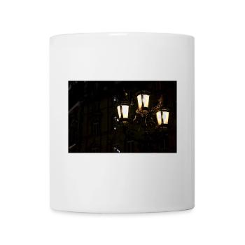 Night Light: Wrought Iron Lanterns - Mug - white - Front