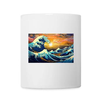 the great wave off of kanegawa - Mug - white - Front