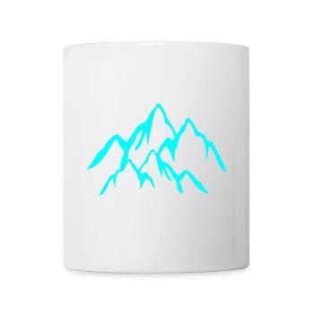 WANDERN BERGE - OUTDOOR SPORT KLETTERN - Tasse - Weiß - Vorne