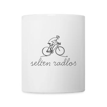 selten radlos oneline radfahren fahrradkurier - Tasse - Weiß - Vorne