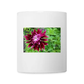 Dahlia, Flower, Blossom Red - Mug - white - Front