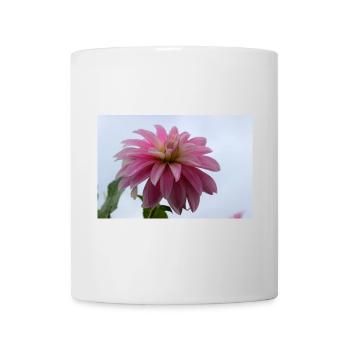 Dahlia Pink Pink Blossom ,Flower - Mug - white - Front