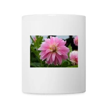 Dahlia Pink Pink Blossom ,Flower - Mug - white - Front