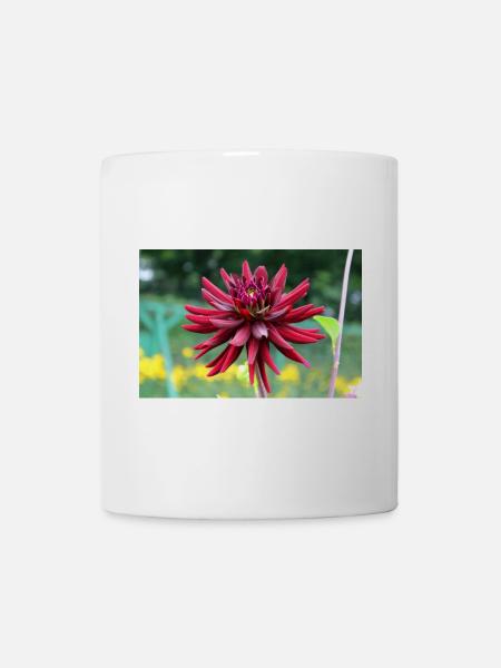 Blume rot rote Blume - Tasse - Weiß
