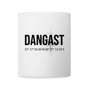 Koordinaten Dangast - Tasse - Weiß - Vorne
