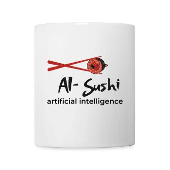 Un design de sushi créatif avec du mordant - Mug blanc - blanc - Devant