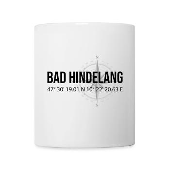 Koordinaten Bad Hindelang - Tasse - Weiß - Vorne
