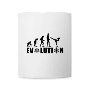 EVOLUTION PATINAGE ARTISTIQUE HIVER NEIGE - Mug blanc - blanc - Devant