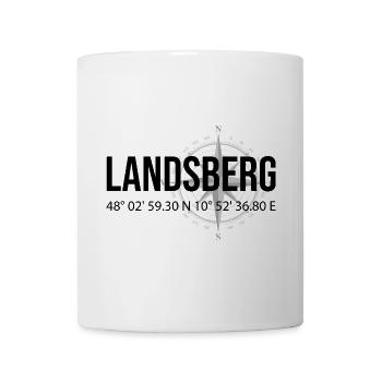 Koordinaten Landsberg - Tasse - Weiß - Vorne