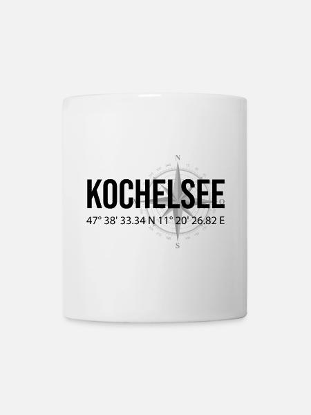 Koordinaten Kochelsee - Tasse - Weiß