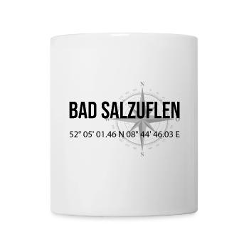 Koordinaten Bad Salzuflen - Tasse - Weiß - Vorne