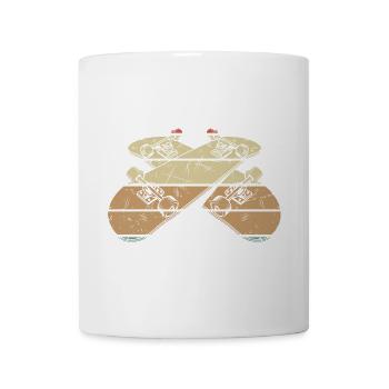 Skateboard Vintage Gaming - Mug blanc - blanc - Devant