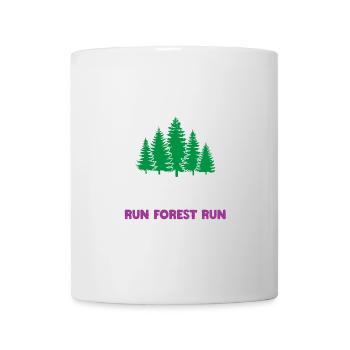 Trailrunning - Run Forest Run - Tasse - Weiß - Vorne