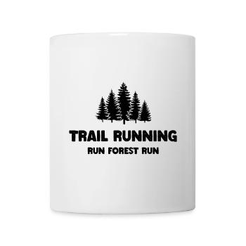 Trailrunning - Run Forest Run - Tasse - Weiß - Vorne