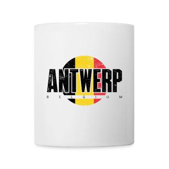 We Emblem Split Gelb Rot - Tasse - Weiß - Vorne