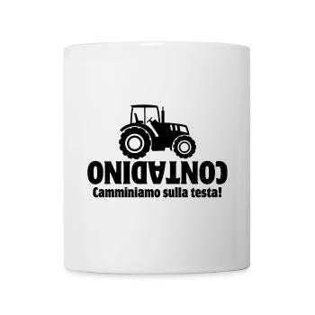 Landwirt, Italien, Landwirt - Tasse - Weiß - Vorne