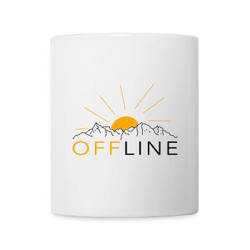 Offline Trekking Outdoor Sports Mountains Trail Running - Mug - white - Front