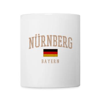 Nürnberg Bayern Vintage Emblem - Tasse - Weiß - Vorne