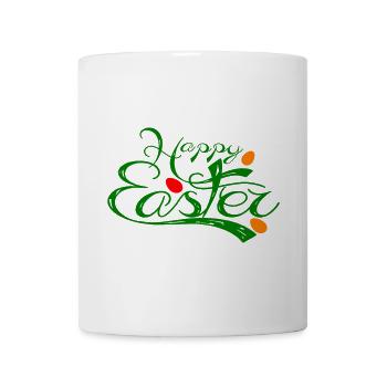 Happy Easter Osterfest - Tasse - Weiß - Vorne