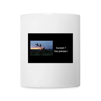 Streetwear Sunset ?Yes Please ! - Mug blanc - blanc - Devant