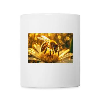 Shiny honey bee in sunlight - Mug - white - Front