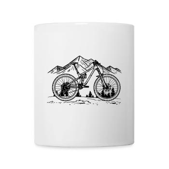 Mountain bike - Mug - white - Front