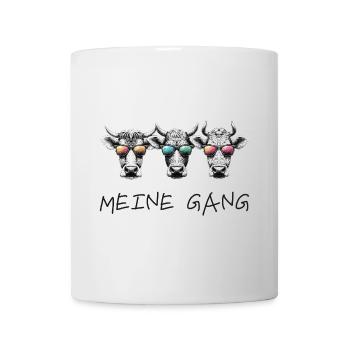 meine gang kuh bauernhof tiere bäurin landleben - Tasse - Weiß - Vorne