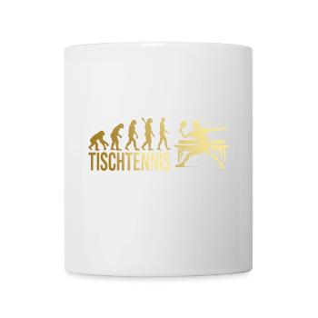 Evolution Tischtennis - Tasse - Weiß - Vorne