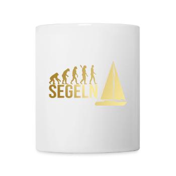Evolution Segeln - Tasse - Weiß - Vorne