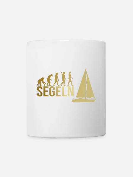 Evolution Segeln - Tasse - Weiß