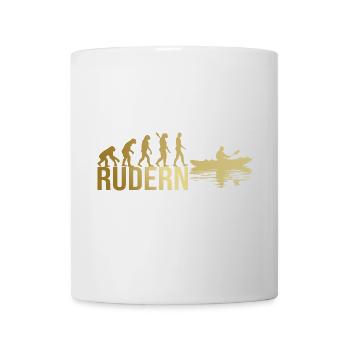 Evolution Rudern - Tasse - Weiß - Vorne